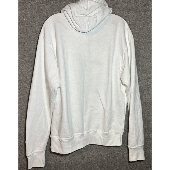 Champion Hoodie Unisex Size Medium White Beautiful Pride Heart Graphic Pullover - Picture 5 of 8